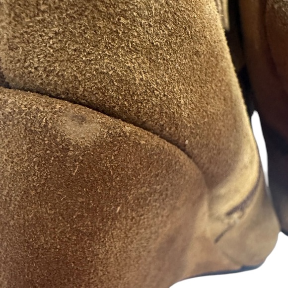 Womens Aerosoles Plumming Bird Fringe Wedge Ankle
Boots - Dark Tan Suede size6.5 - Picture 11 of 15